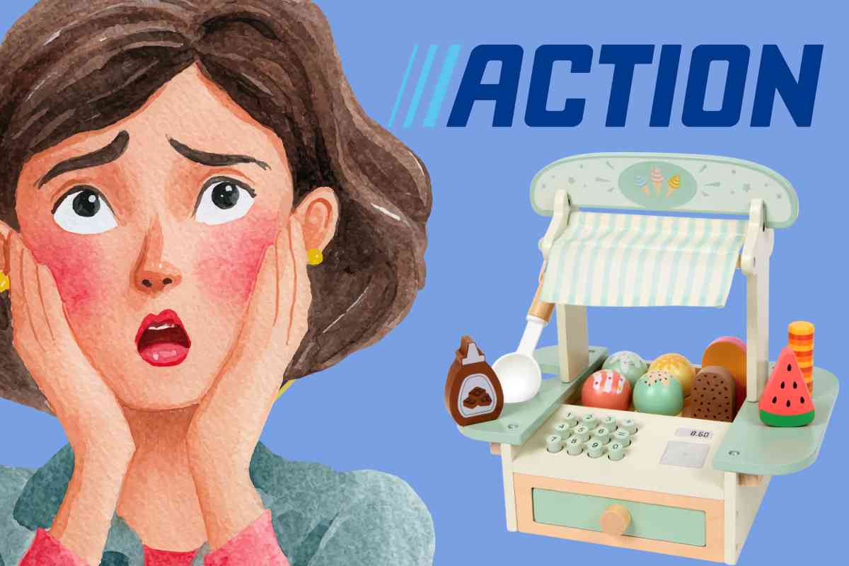 mamma preoccupata immagine grafica logo action e gioco richiamato