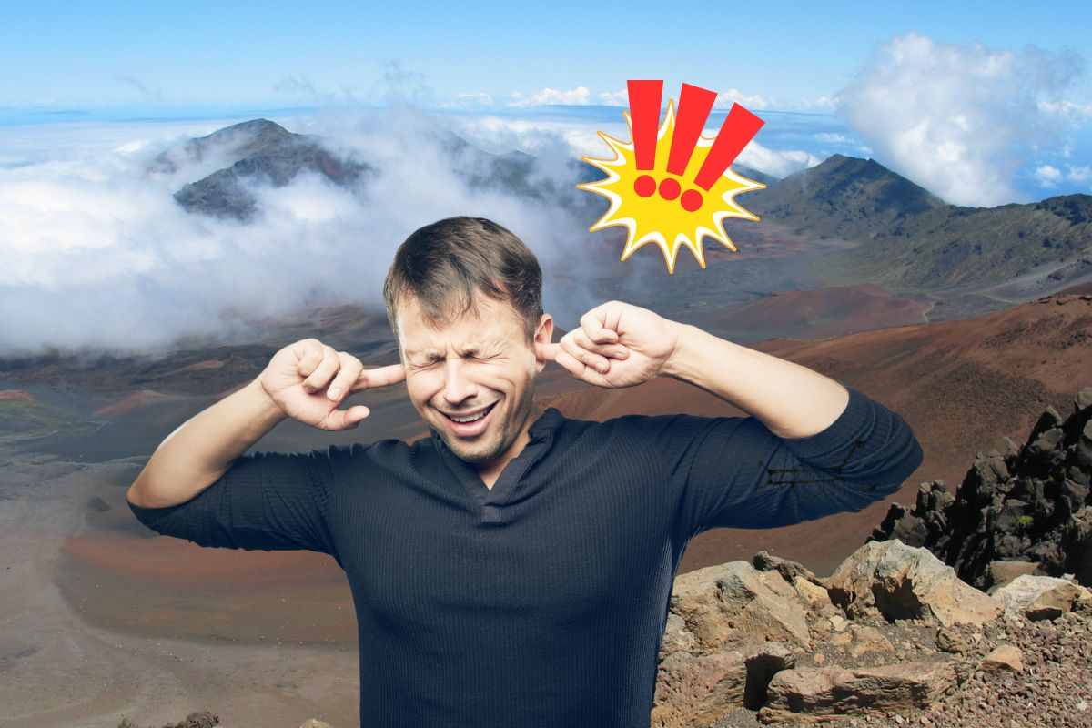 La valle del cratere di Haleakala luogo più silenzioso mondo