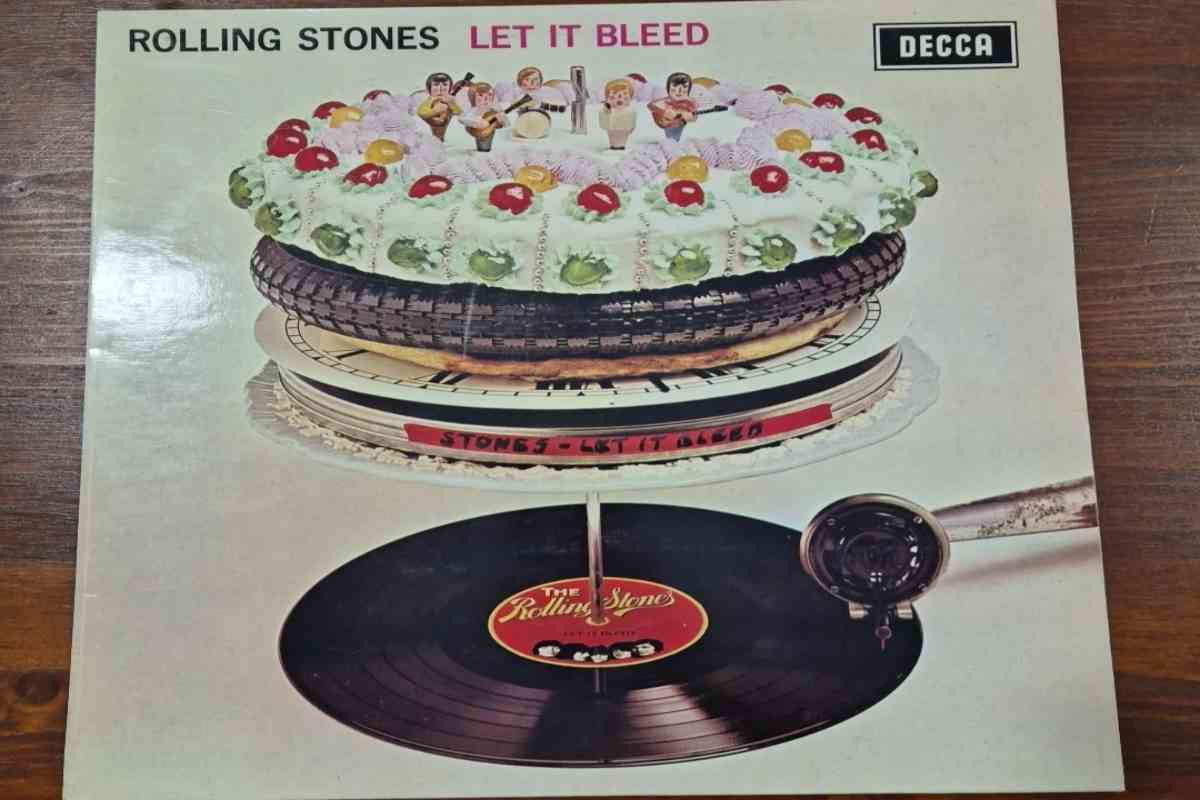 copertina del vinile let it bleed dei rolling stones