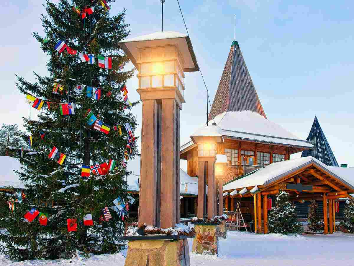 città di Rovaniemi nel circolo polare Artico