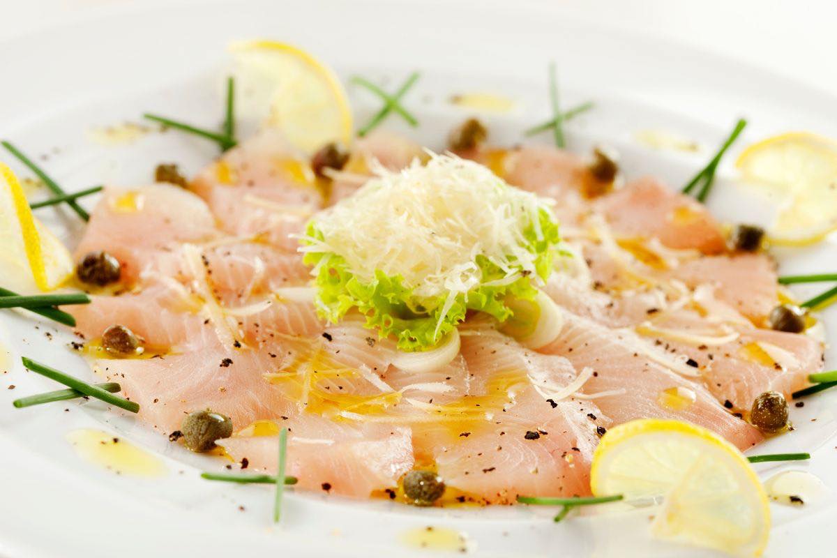carpaccio di baccalà