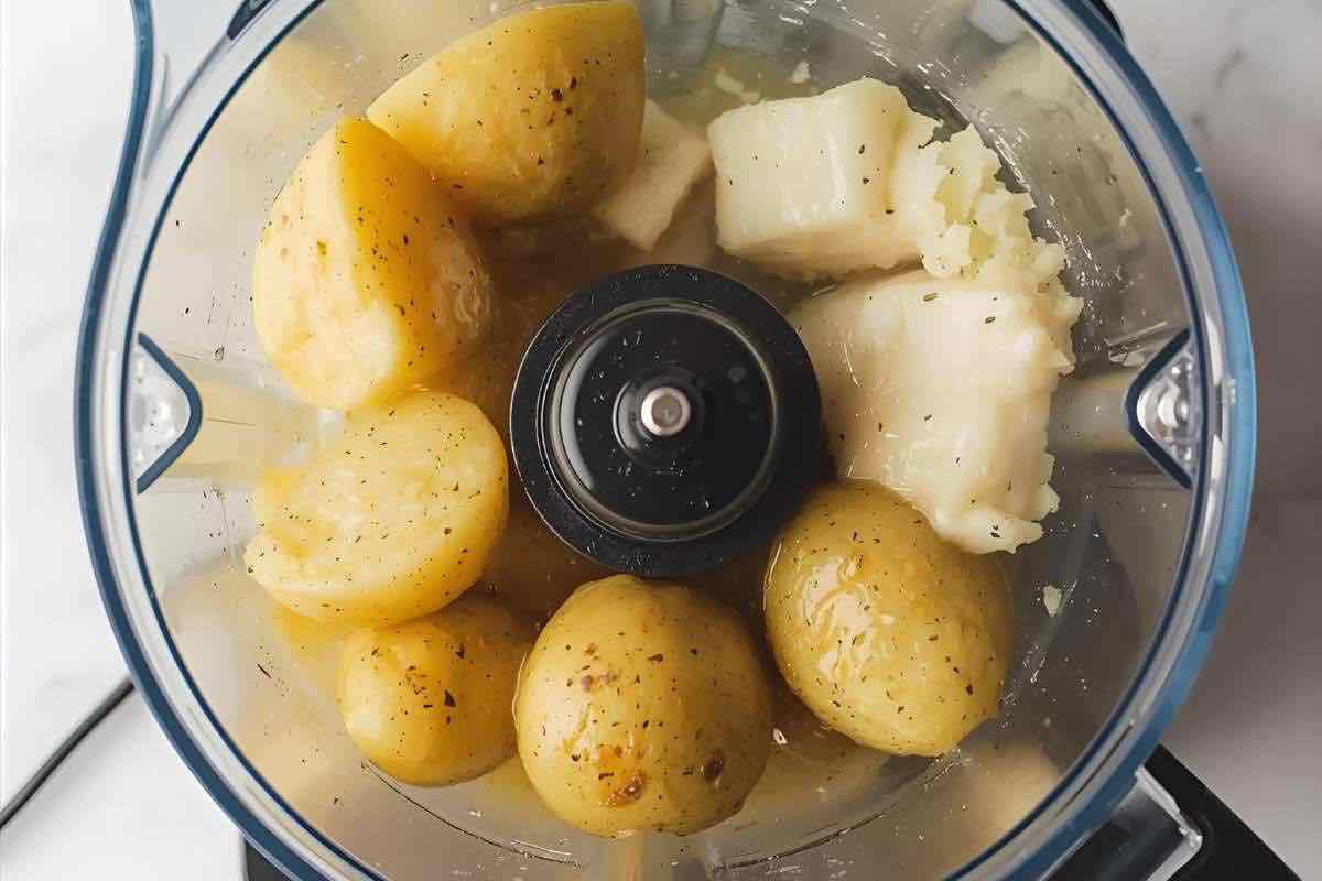 crepes di ceci con besciamella e crema di baccalà