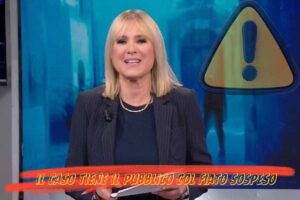 Federica Sciarelli lancia l'allarme