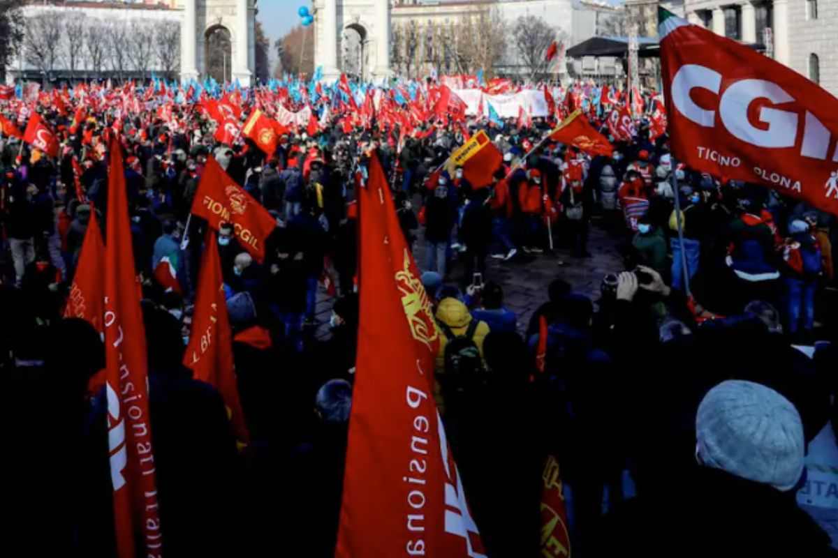 Lavoratori in sciopero