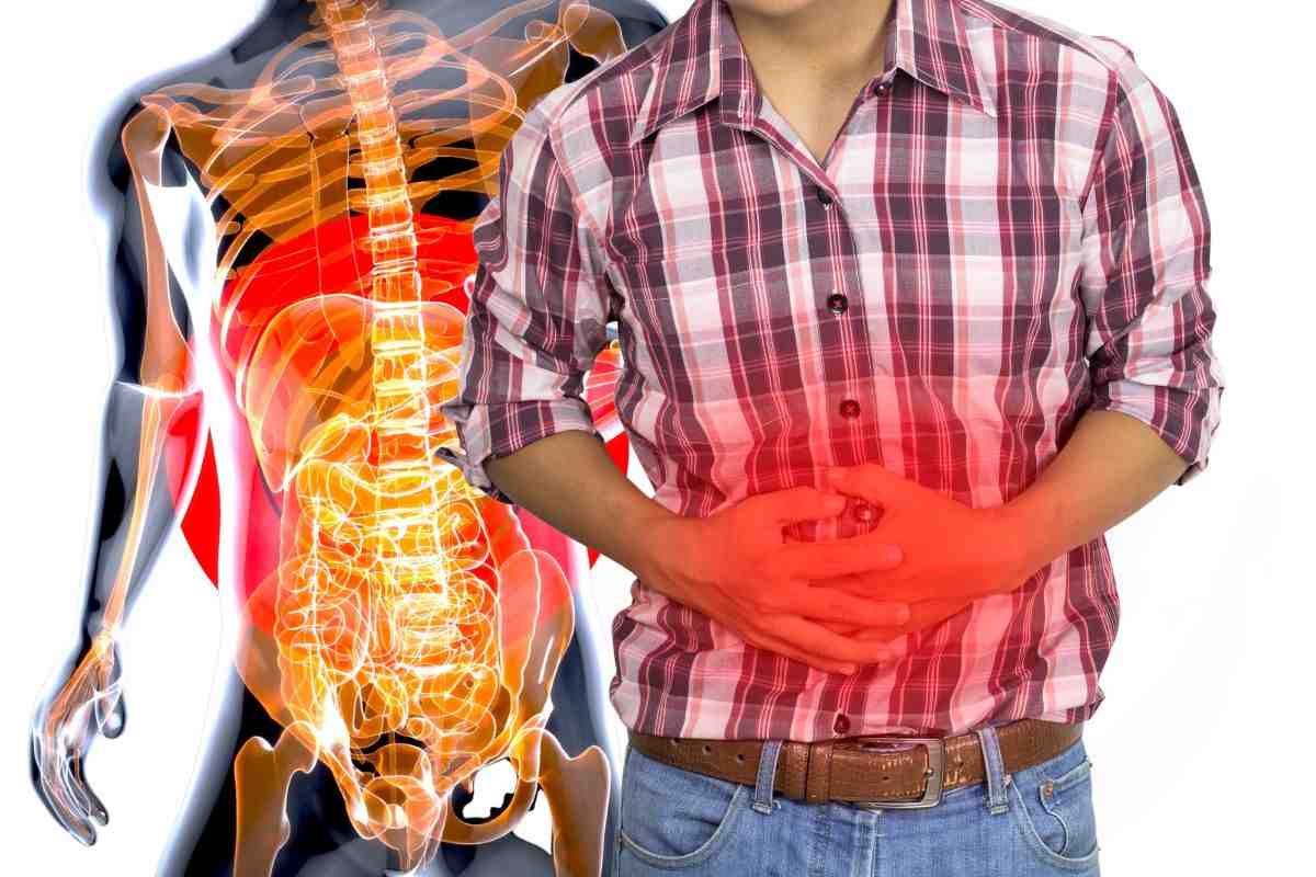Dolori gastrointestinali per un uomo