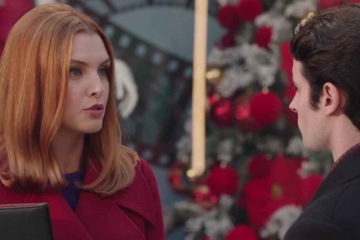 Scena di una puntata natalizia di Il Paradiso delle Signore