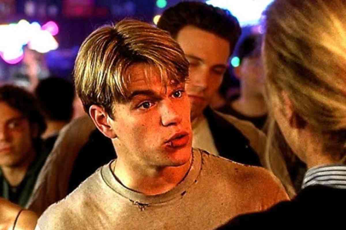 matt damon in una scen di will hunting
