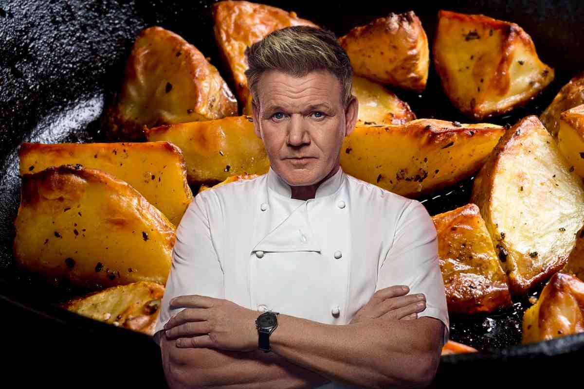 Gordon Ramsey e il segreto delle sue patate croccanti