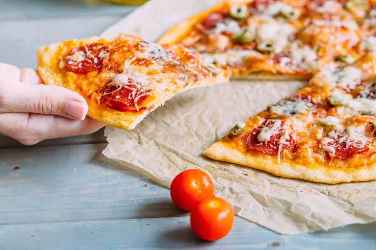 che meraviglia questa pizza fatta in casa
