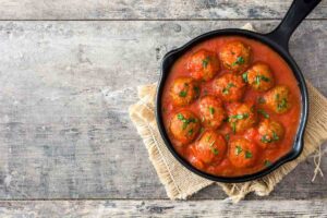 polpette melanzane sugo