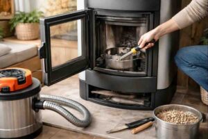 Manutenzione stufa a pellet