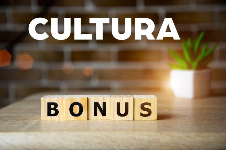 scritta bonus cultura